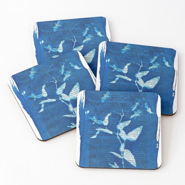 Item preview, Cyanotyped Floral Reading designed and sold by La Seconde Vie de Suzie.