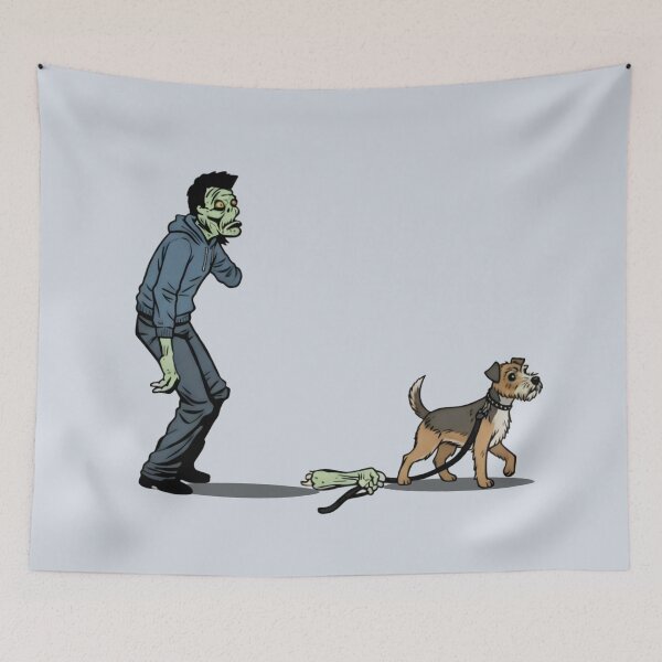 Item preview, Zombie Dog Walker – Funny Undead Pet Humor designed and sold by SidTastic .