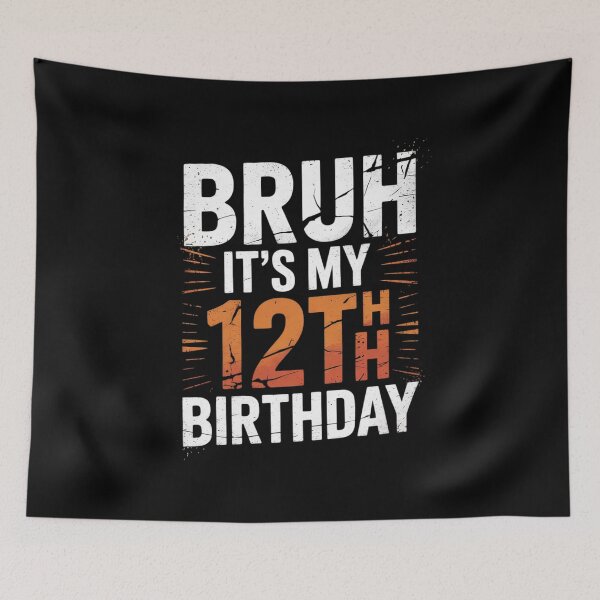 Item preview, 12th Birthday Astronaut Bruh I'm 12 Years Old Birthday  designed and sold by ClassicAnthony.