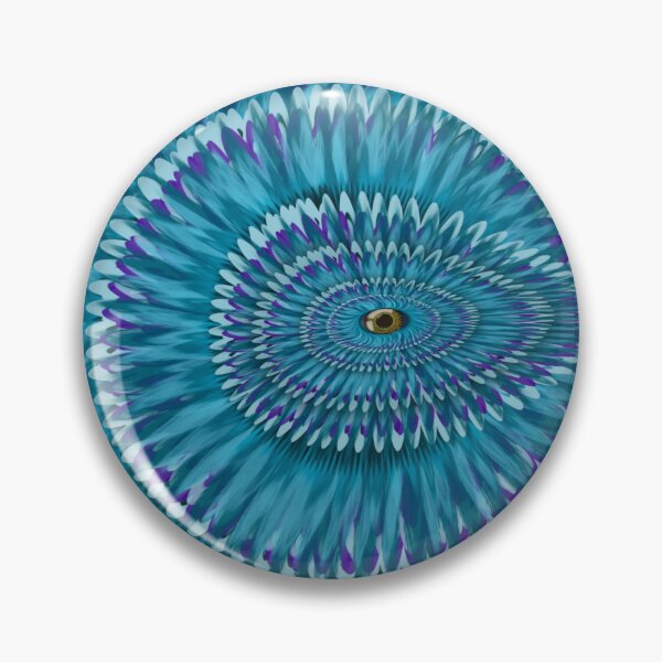 Item preview, Round Jurassic EYE SEE YOU doodle  designed and sold by ArtbyMparrish .