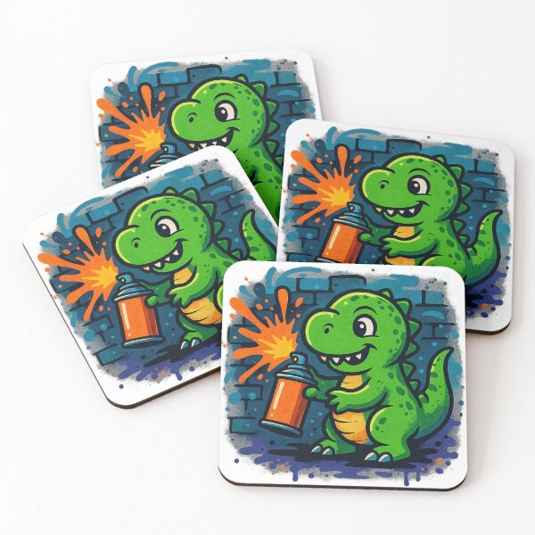 Item preview, Dino Boom – Young Power Graffiti Tee ? designed and sold by PastimeMastery.