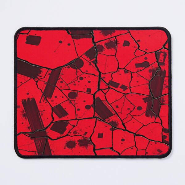Item preview, Urban Static “Crimson Fracture” | Red Shattered Texture Streetwear Design designed and sold by CMdigit.