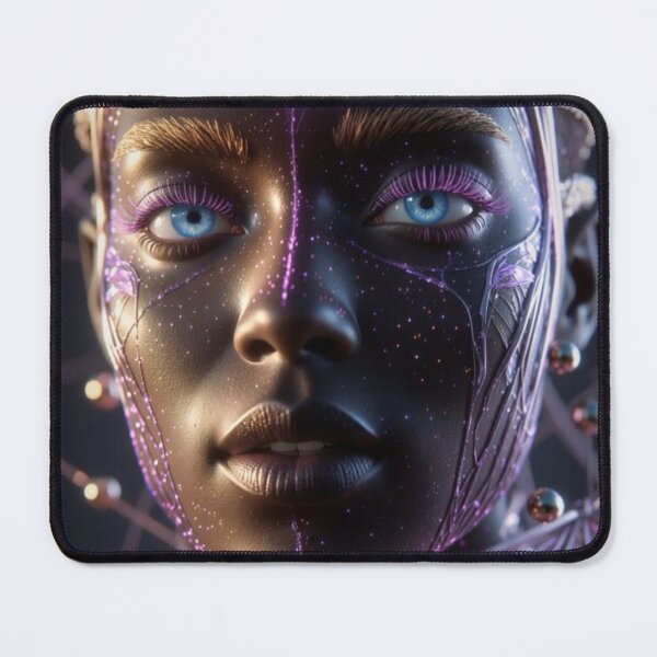 Item preview, Luminous Mind - Cybernetic Goddess of Light and Thought designed and sold by Artfully Entertained.