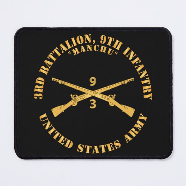 Item preview, Army - 3rd Battalion, 9th Infantry Regiment Branch - Manchu - US Army X 300 designed and sold by Military Insignia Products.