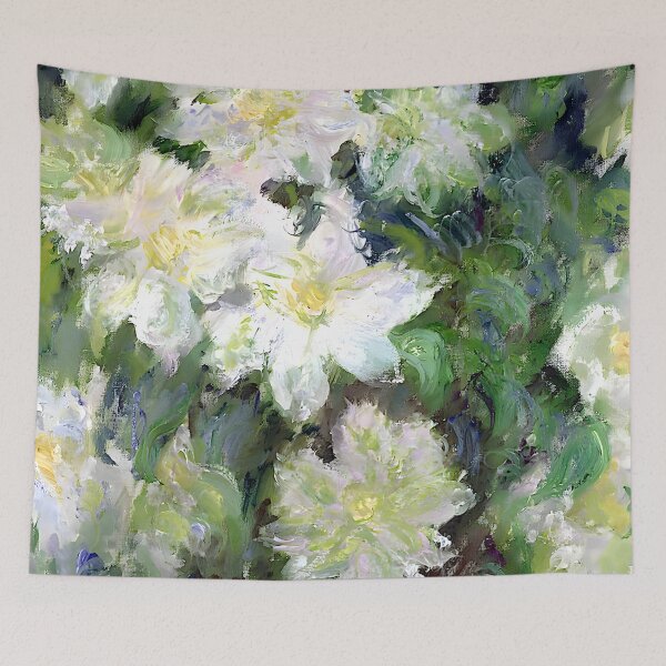 Item preview, Claude Monet - White Clematis designed and sold by Jon-Baran.