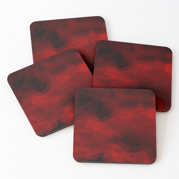 Item preview, Urban Static “Inferno Motion” | Fiery Red Abstract Grunge Streetwear Print designed and sold by CMdigit.