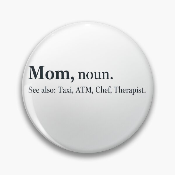 Item preview, Funny Mom Definition Taxi ATM Chef Therapist Mother's Day designed and sold by VividDripCo.
