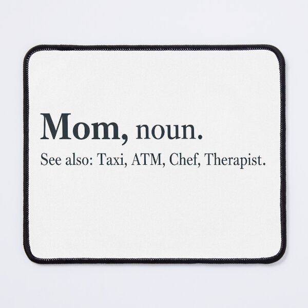 Item preview, Funny Mom Definition Taxi ATM Chef Therapist Mother's Day designed and sold by VividDripCo.