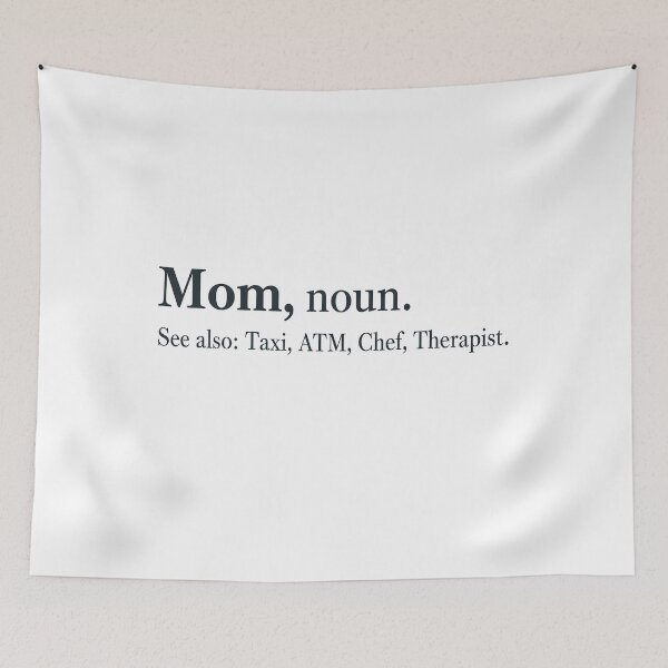 Item preview, Funny Mom Definition Taxi ATM Chef Therapist Mother's Day designed and sold by VividDripCo.