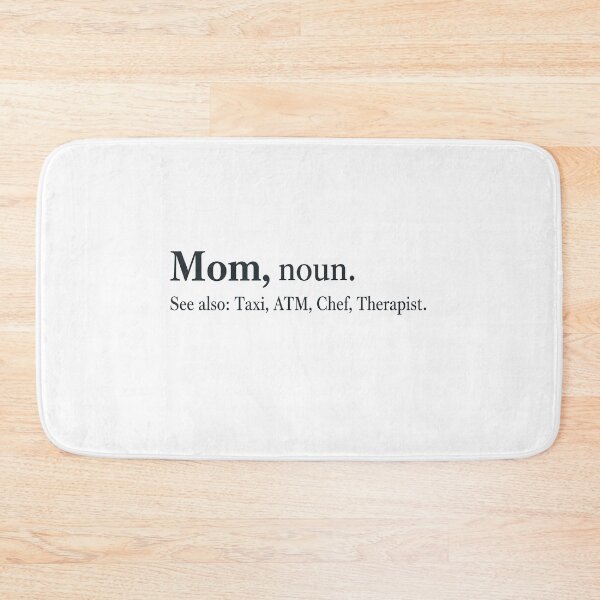 Item preview, Funny Mom Definition Taxi ATM Chef Therapist Mother's Day designed and sold by VividDripCo.