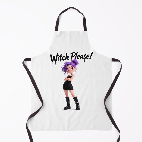 Item preview, Purple-haired witch in black fashion designed and sold by ArtCreator2023.