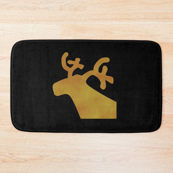 Item preview, Golden Reindeer on black - Calm, Sensory-Friendly designed and sold by CreaTwinkles.