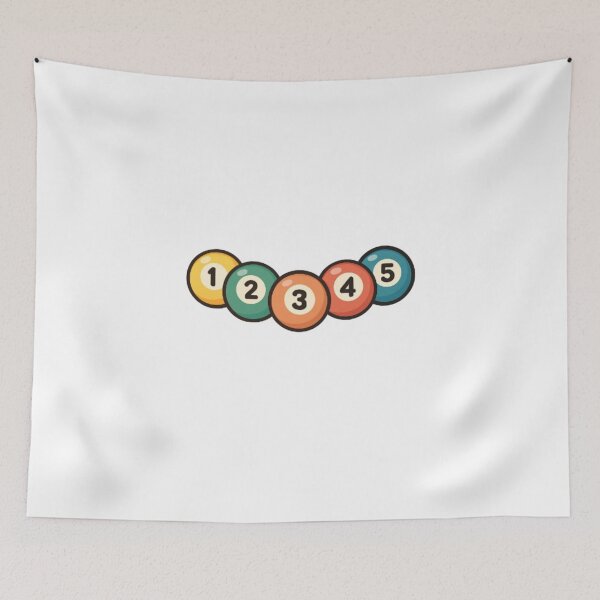 Item preview, Retro Billiard Balls – Funny Pool Player Graphic 1-5 | Vintage Billiards designed and sold by Fleetwood1994.