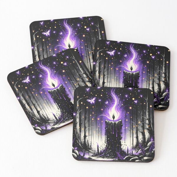Item preview, Magic Purple Candle, Ai Generated Art  designed and sold by ACC .