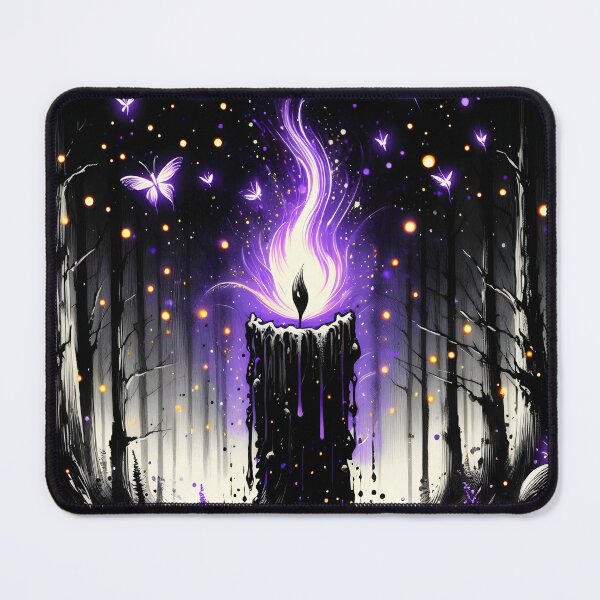 Item preview, Magic Purple Candle, Ai Generated Art designed and sold by ACC .