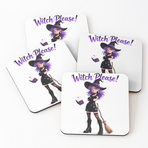 Item preview, Witch with a wink and the slogan “Witch Please” designed and sold by ArtCreator2023.