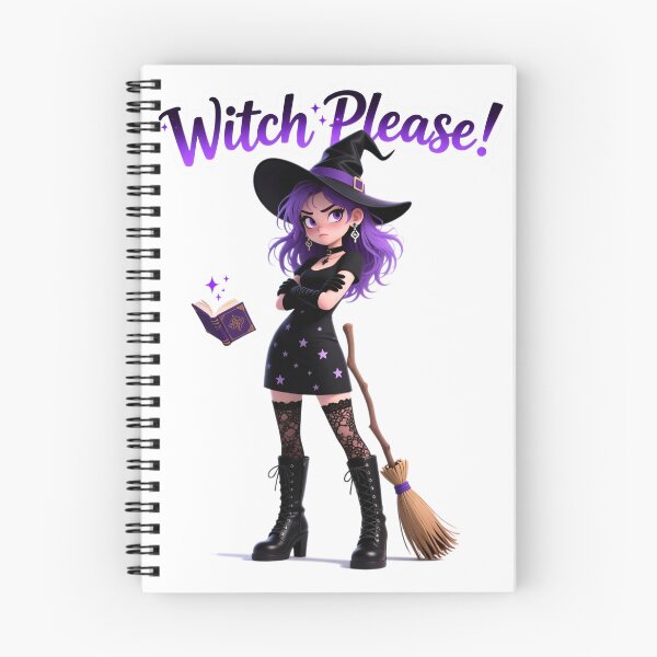 Item preview, Witch with a wink and the slogan “Witch Please” designed and sold by ArtCreator2023.