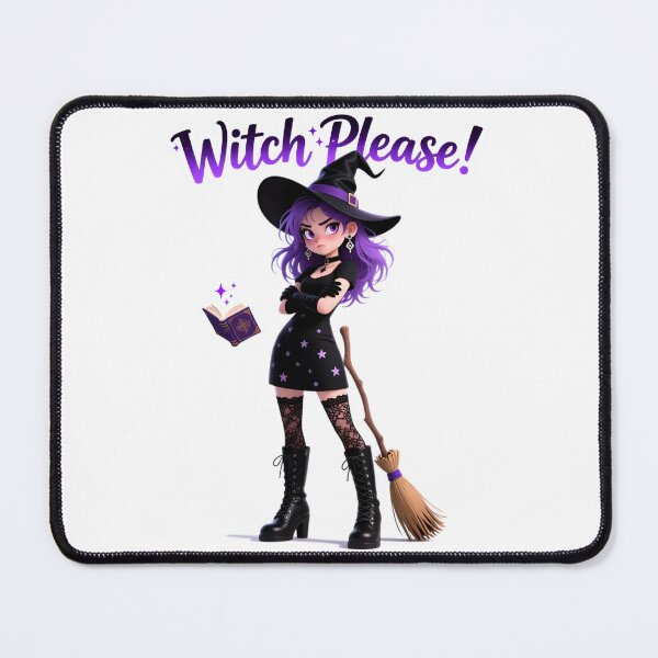 Item preview, Witch with a wink and the slogan “Witch Please” designed and sold by ArtCreator2023.