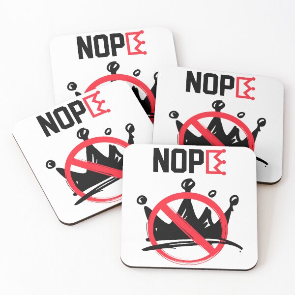 Item preview, NOPE No Kings in America Anti-MAGA Patriotic designed and sold by SebastiMatthiro.