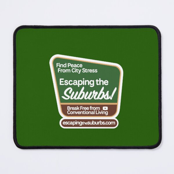 Item preview, Escaping the Suburbs! YouTube Channel Logo! designed and sold by Scott Auld's Merch Shop.