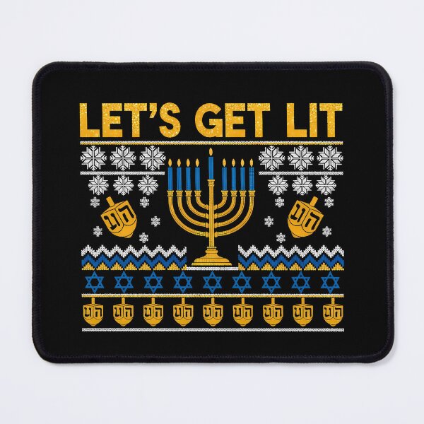 Item preview, lets get lit happy chrismukkah 2025 designed and sold by VividDripCo.