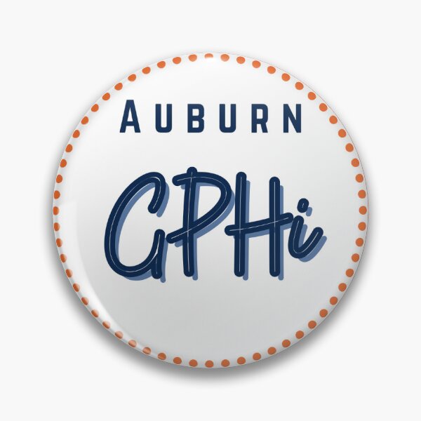 Item preview, Auburn Sorority Football Gameday Pin Button designed and sold by Kickoff Buttons.