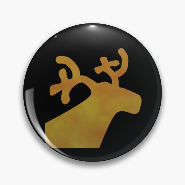 Item preview, Golden Reindeer on black - Calm, Sensory-Friendly designed and sold by CreaTwinkles.