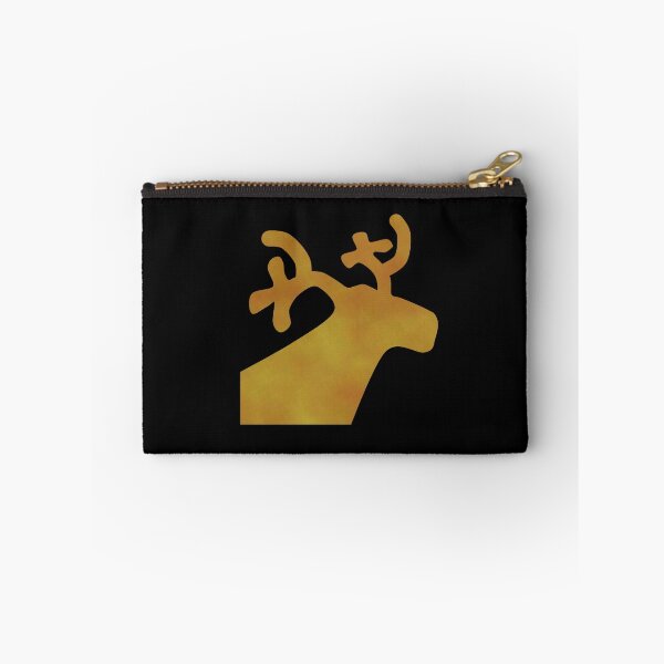Item preview, Golden Reindeer on black - Calm, Sensory-Friendly designed and sold by CreaTwinkles.