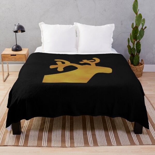 Item preview, Golden Reindeer on black - Calm, Sensory-Friendly designed and sold by CreaTwinkles.