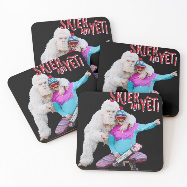 Artikelvorschau, Skier und Yeti - Band entworfen und verkauft von TracyHuffro.