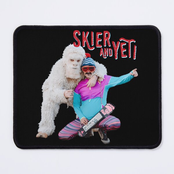 Artikelvorschau, Skier und Yeti - Band entworfen und verkauft von TracyHuffro.