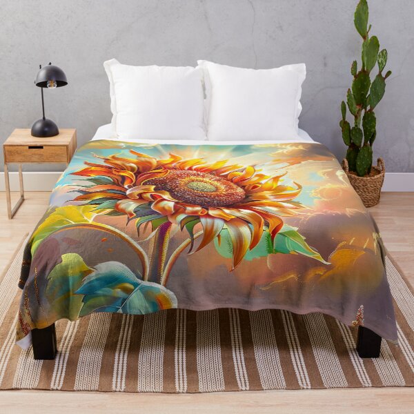 Item preview, Watercolor Sunflower at Sunrise Art designed and sold by MargaretWiktor.