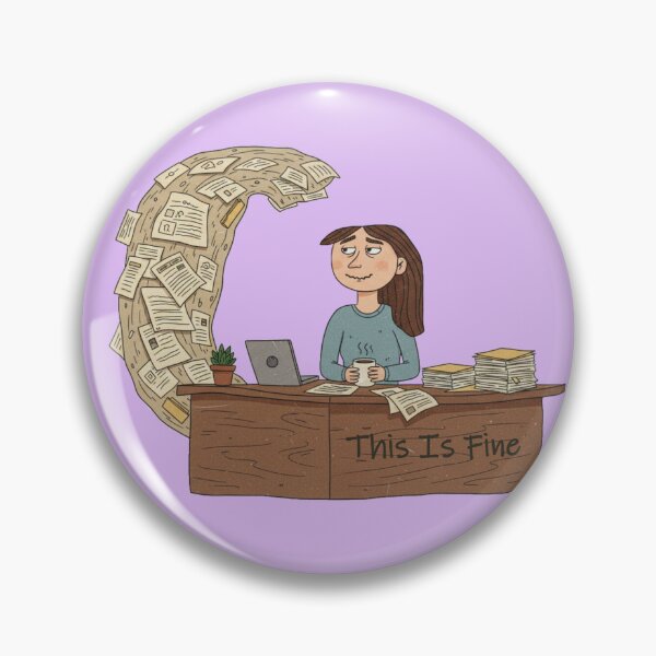Item preview, This is not fine! The wave of paperwork approaches!  designed and sold by TheStaffLounge.