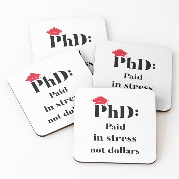 Item preview, PhD: Paid in stress not dollars designed and sold by SunshinMornings.