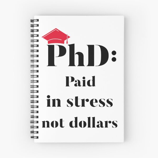 Item preview, PhD: Paid in stress not dollars designed and sold by SunshinMornings.