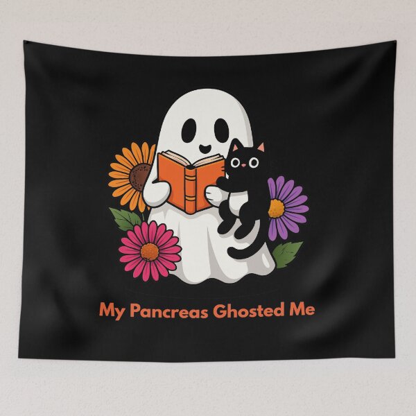 Item preview, Pancreas Ghosted Me - Cat Spirit designed and sold by WonderMix.