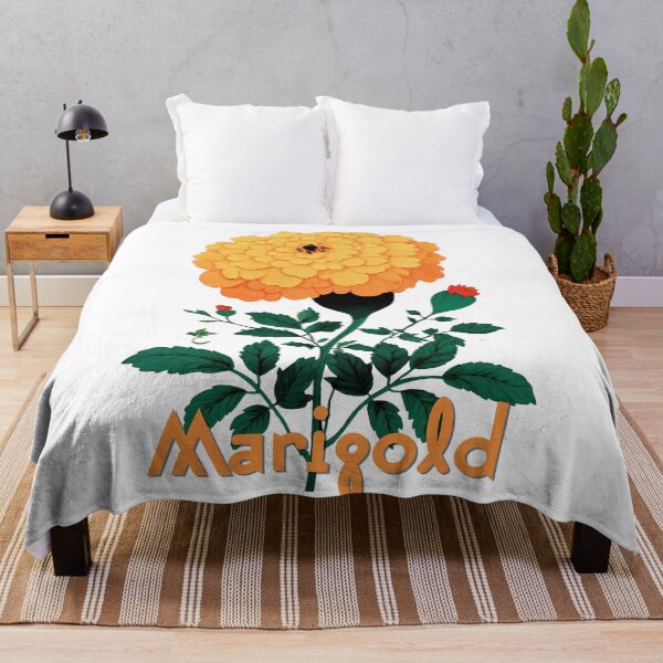 Item preview, Radiant Marigold Bloom – A Burst of Botanical Warmth designed and sold by ForeverPrintsOK.