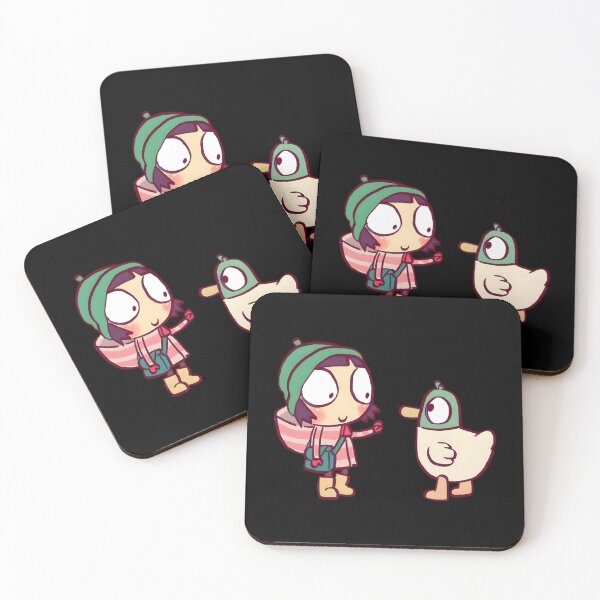 Item preview, Cute Sarah And Duck 4 _ Children's Cartoon designed and sold by marsomlevkaf.