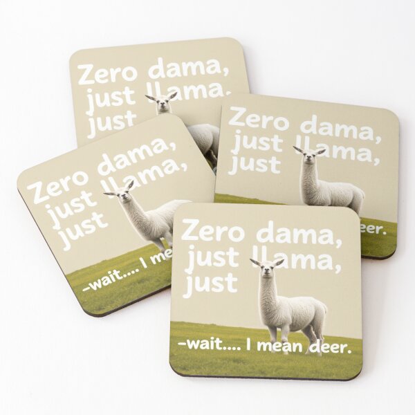 Item preview, Zero drama, just llama—wait… I mean deer designed and sold by SSMC DREAM DESIGN.