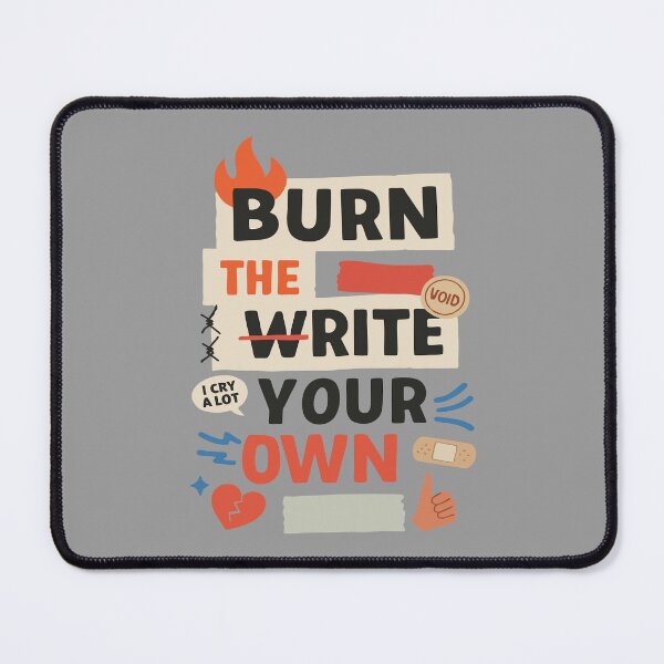 Item preview, Write Your Own Pain – Emotional Affirmation Art designed and sold by SanPedroArt.