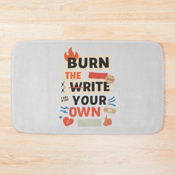 Item preview, Write Your Own Pain – Emotional Affirmation Art designed and sold by SanPedroArt.
