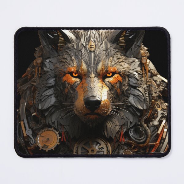 Item preview, Mechanical Wolf Guardian with Clockwork Armor designed and sold by Daagath.