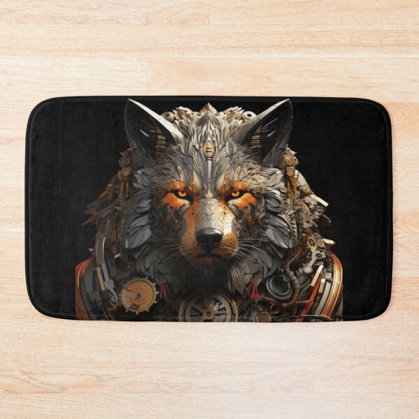 Item preview, Mechanical Wolf Guardian with Clockwork Armor designed and sold by Daagath.