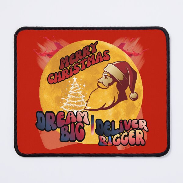 Item preview, Santa's Golden Moon: Dream Big, Deliver Bigger [ Merry Christmas] designed and sold by EliteBazar.