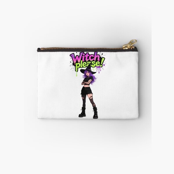 Item preview, Stylish witch with purple hair and hat designed and sold by ArtCreator2023.