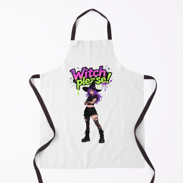 Item preview, Stylish witch with purple hair and hat designed and sold by ArtCreator2023.