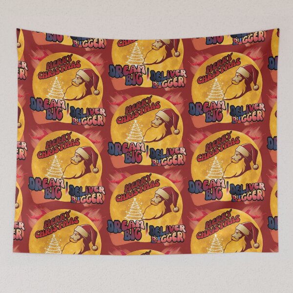 Item preview, Santa's Golden Moon: Dream Big, Deliver Bigger [ Merry Christmas] designed and sold by EliteBazar.