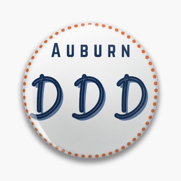 Item preview, Auburn Sorority Football Gameday Pin Button designed and sold by Kickoff Buttons.