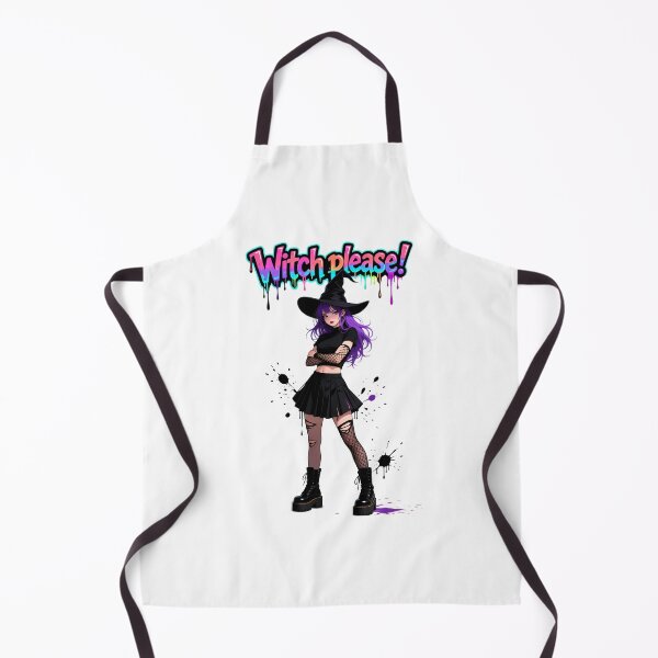 Item preview, Copy of Stylish witch with purple hair and hat designed and sold by ArtCreator2023.