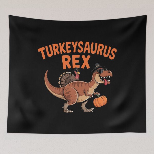 Item preview, Turkey Saurus Rex Turkey Dino Thanksgiving designed and sold by BakeryDozen.